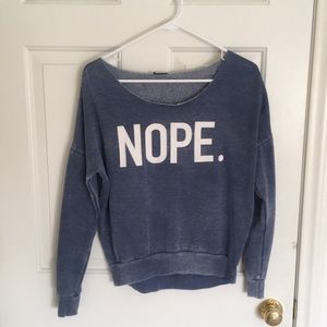 Blue Sweatshirt